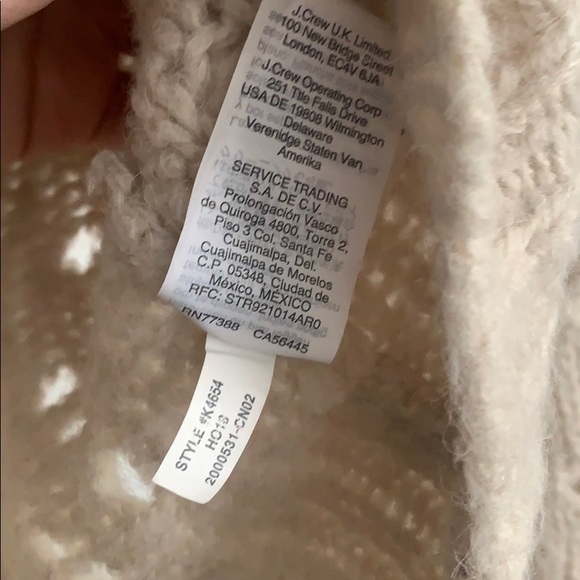 Jcrew wool point sur knit sweater Sz xs - Picture 2 of 4